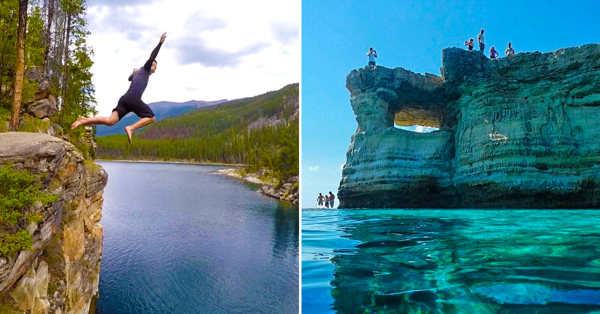 Cliff Ramp 20 Cliff Jumping Spots Around The World Only For The Daring