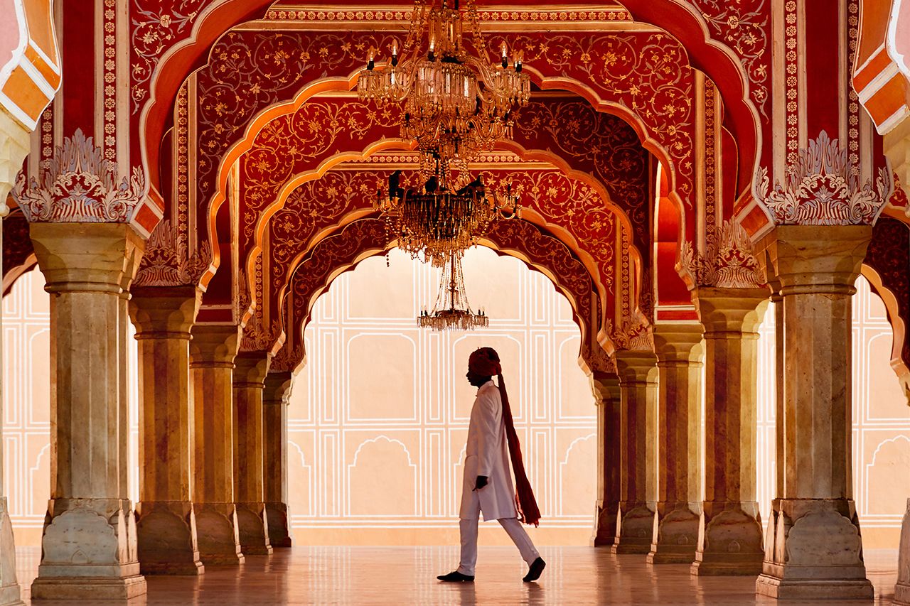 Man in Jaipur Palace