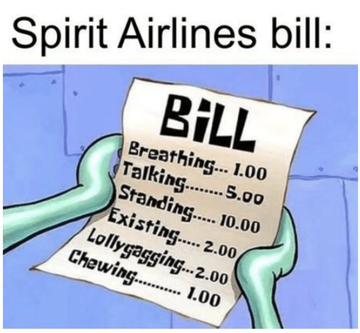 10 Hilarious Memes About Spirit Airlines That Are Sadly All Too Real