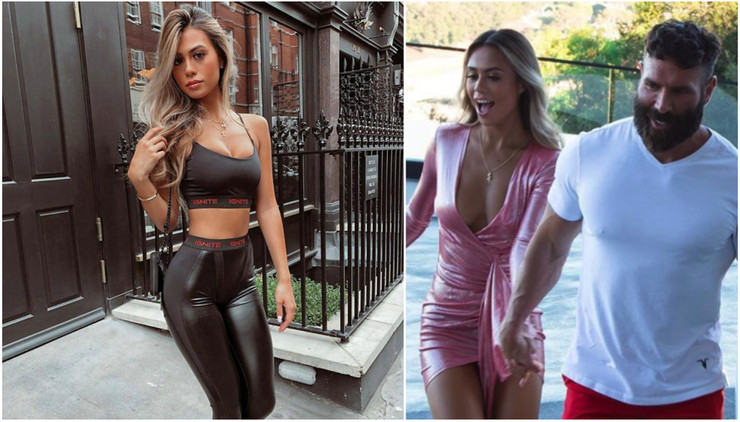 Dan Bilzerian com a namorada quente Desiree Schlotz