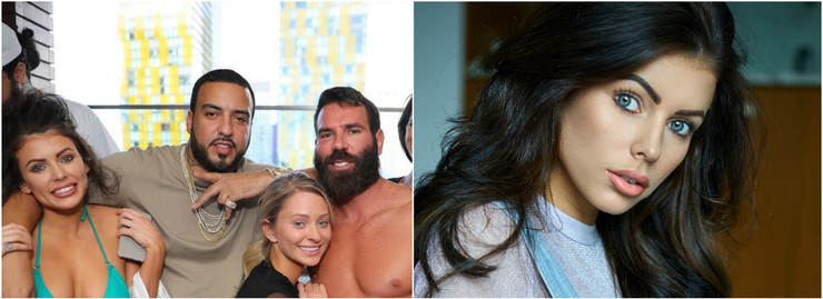 Dan Bilzerian com a namorada boazona Corin Jamie-Lee Clark de Vancouver