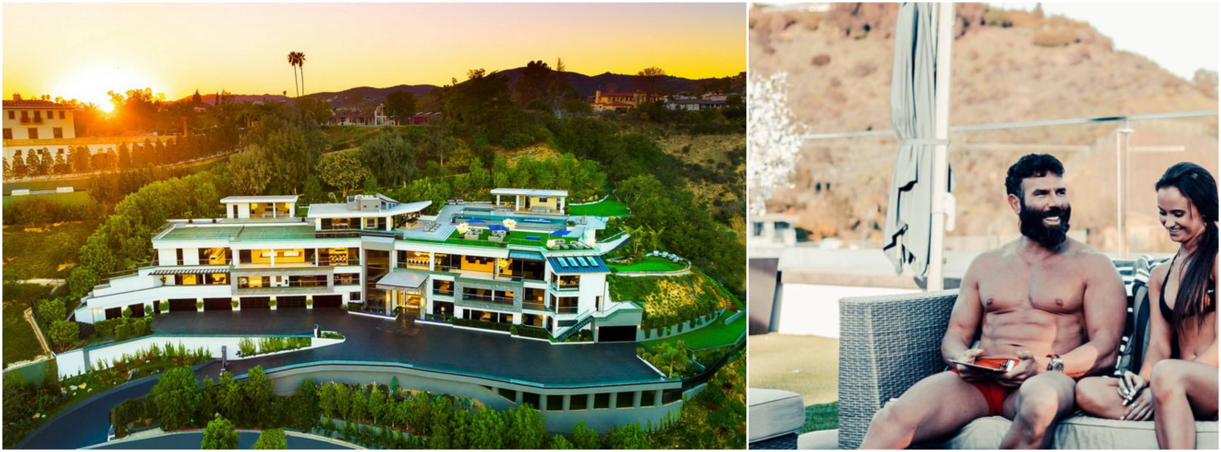 Dan Bilzerian mansion Bel Air Los Angeles 100 millioner