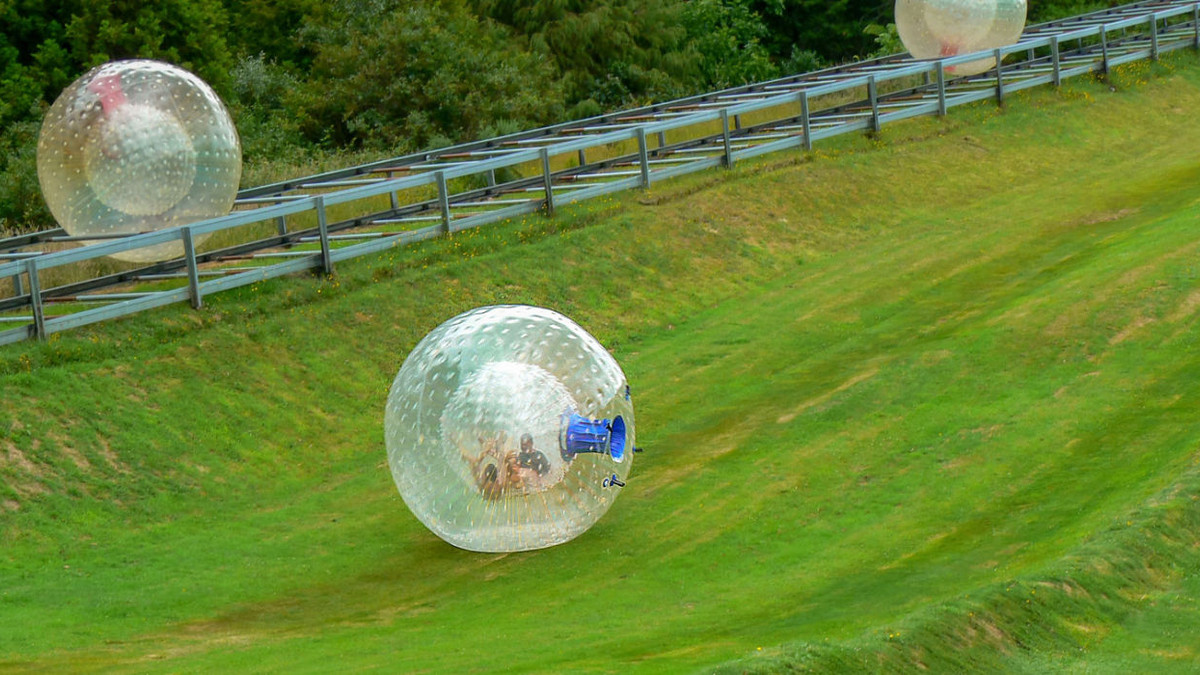 Everything To Know About Zorbing At The Outdoor Gravity Park
