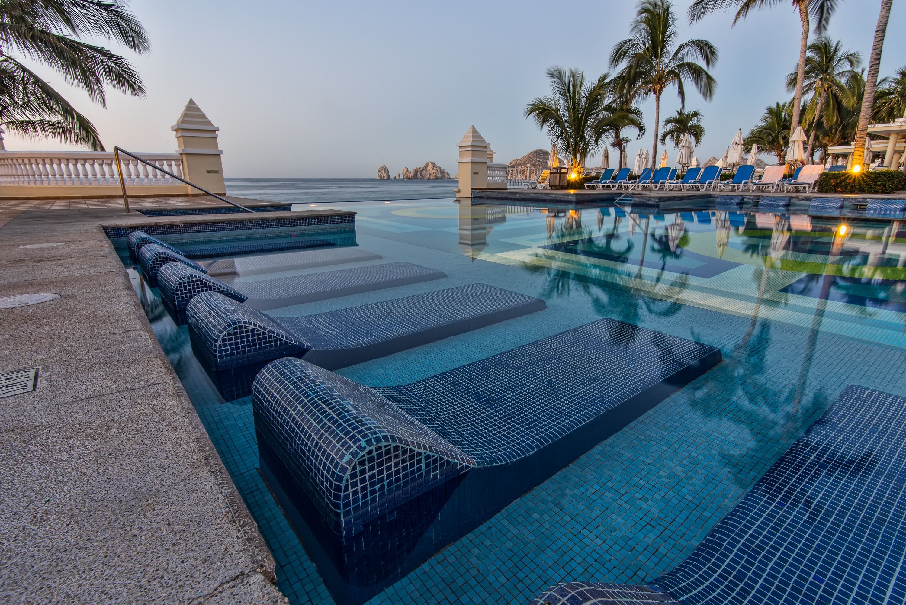 Cabo San Lucas Mexico hotel by the pool