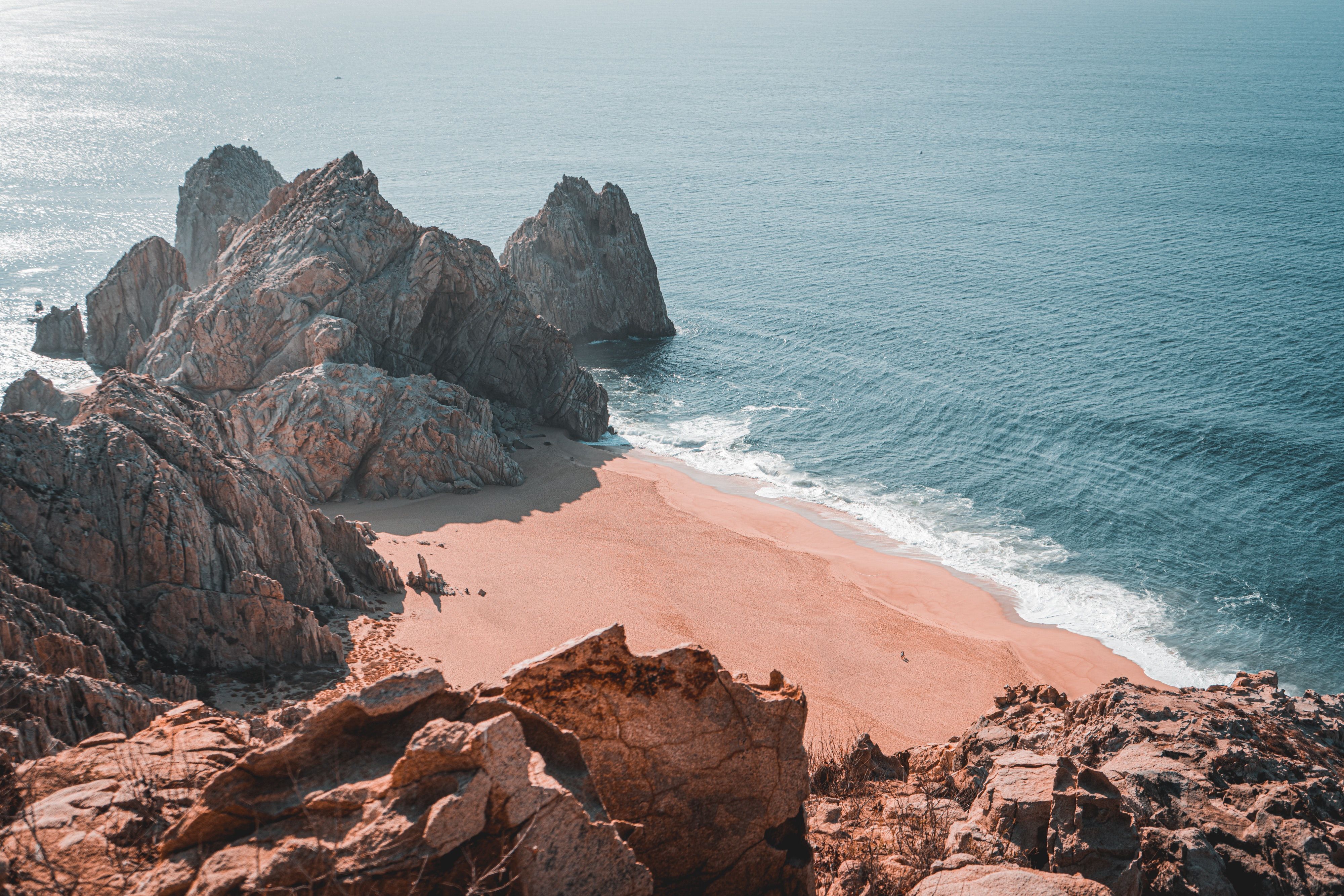 Rugged terrain in Cabo San Lucas Mexico 