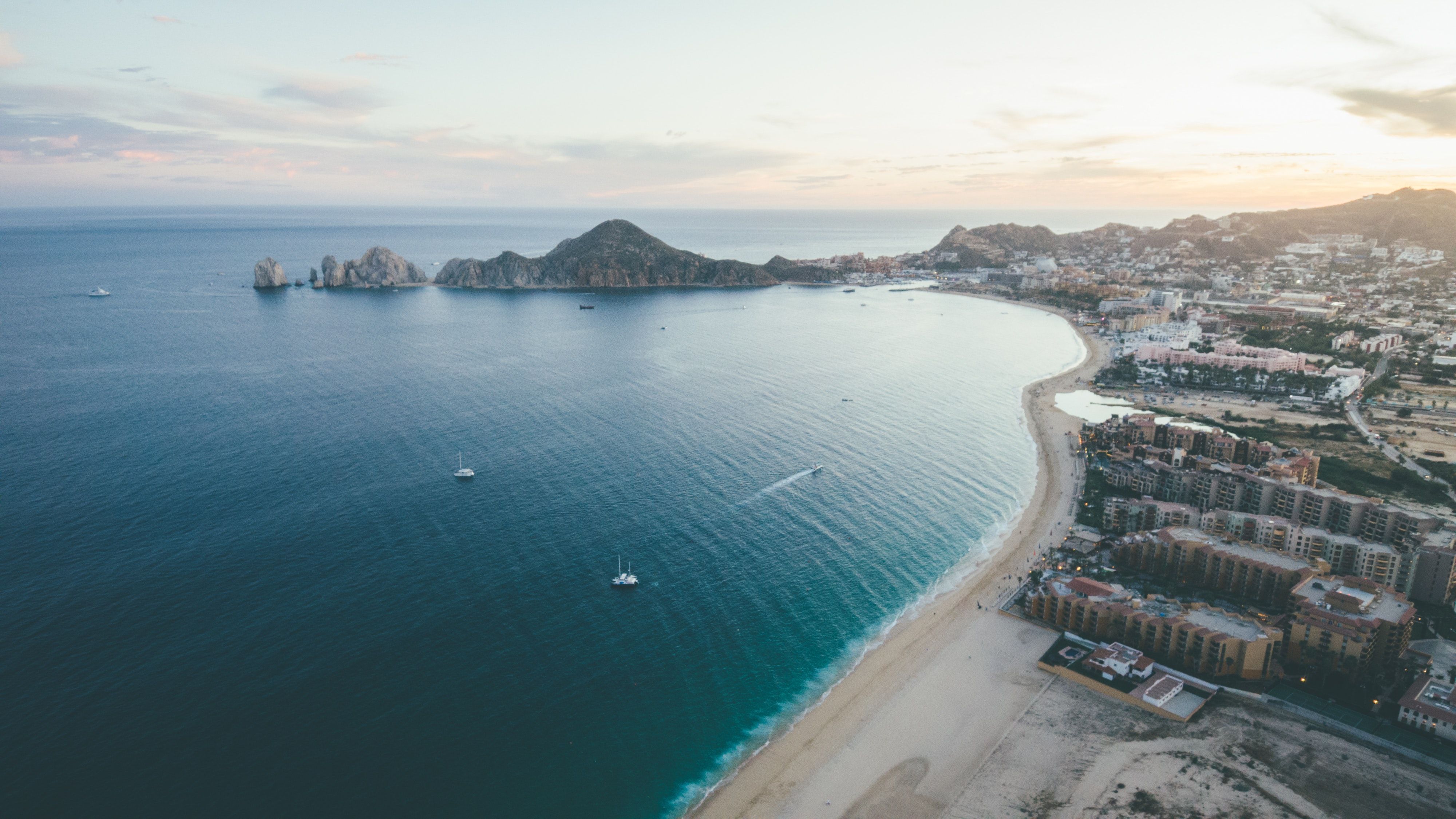 Beautiful coast of Cabo Bello Mexico 