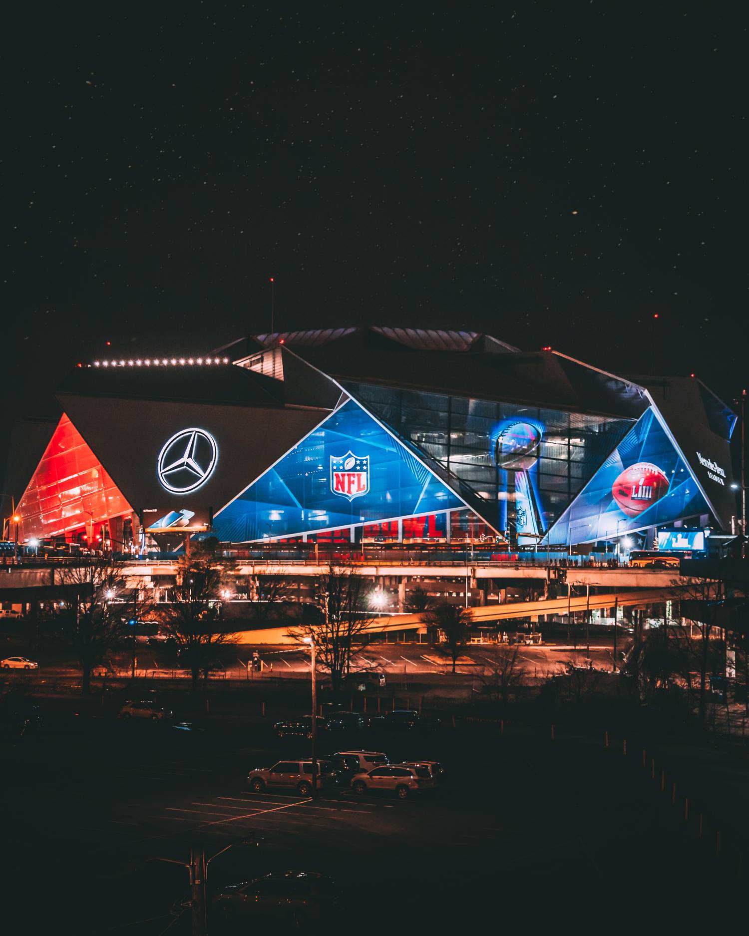 Mercedes Benz stadium in Atlanta
