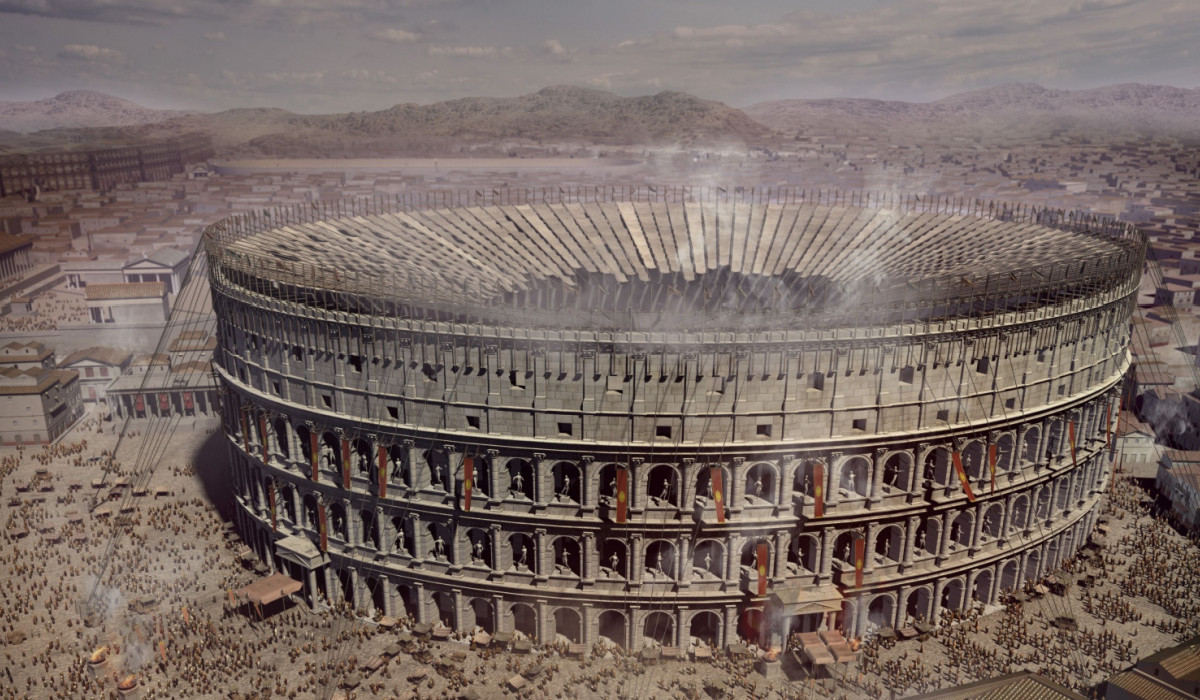 Before It Was A Major Tourist Attraction, This Is What The Roman Colosseum  Used To Be Like, image size:1200x700