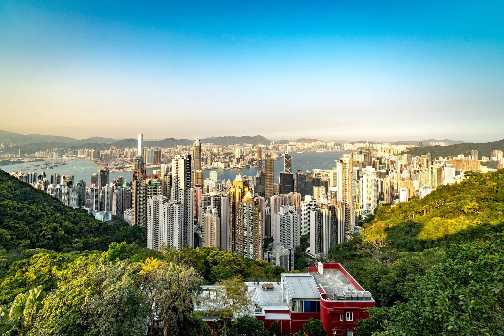 Victoria Peak in Hong Kong