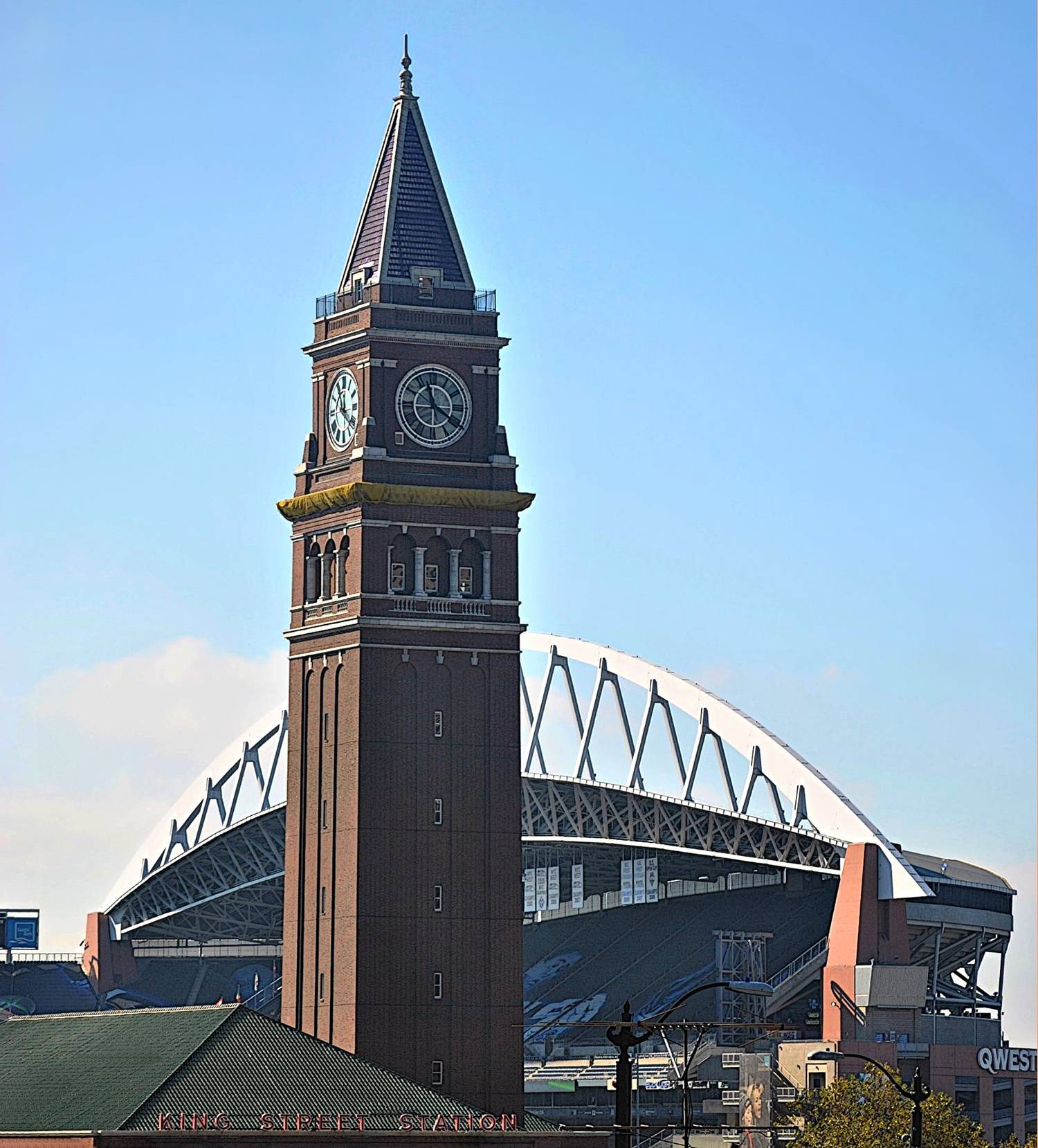 King Street Station’s view from the outside 