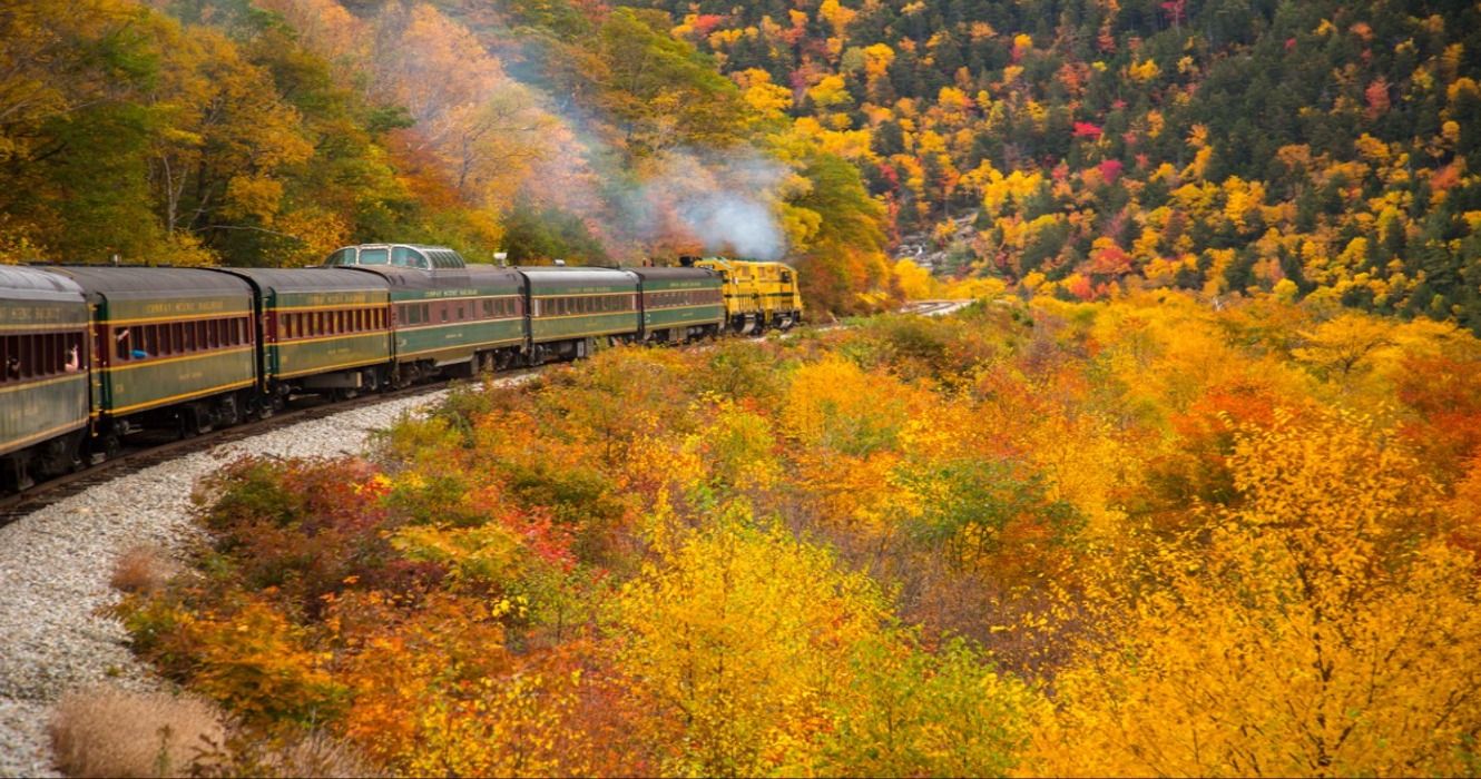 7 Most Beautiful Fall Train Journeys In The Northeast
