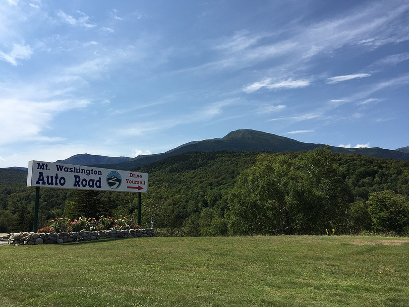 View of Mount Washington, New Hampshire from  Mount Washington Auto Road