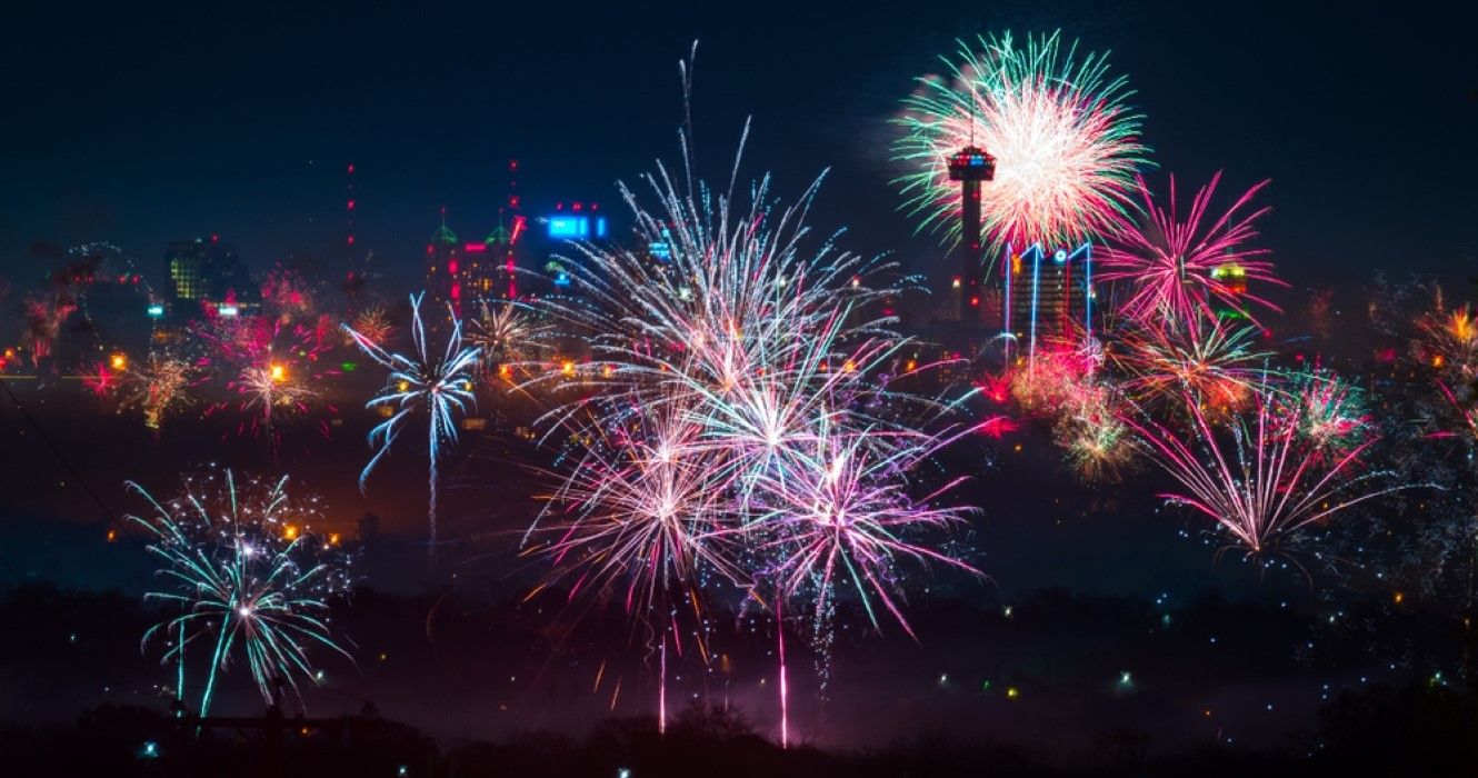 San Antonio, Texas, New Year's fireworks
