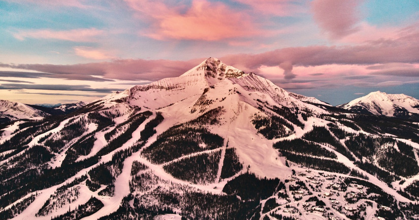 Lone Peak in Big Sky, Montana