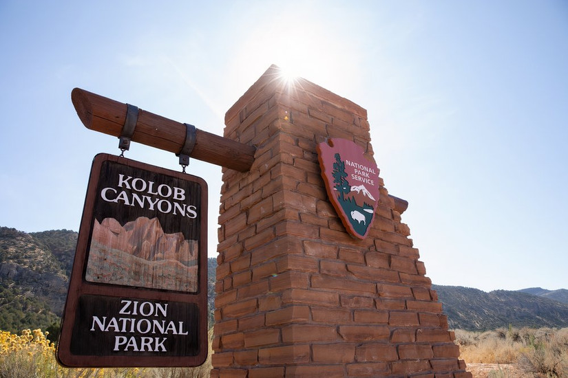 North Canyon Kolobs enter Zion National Park