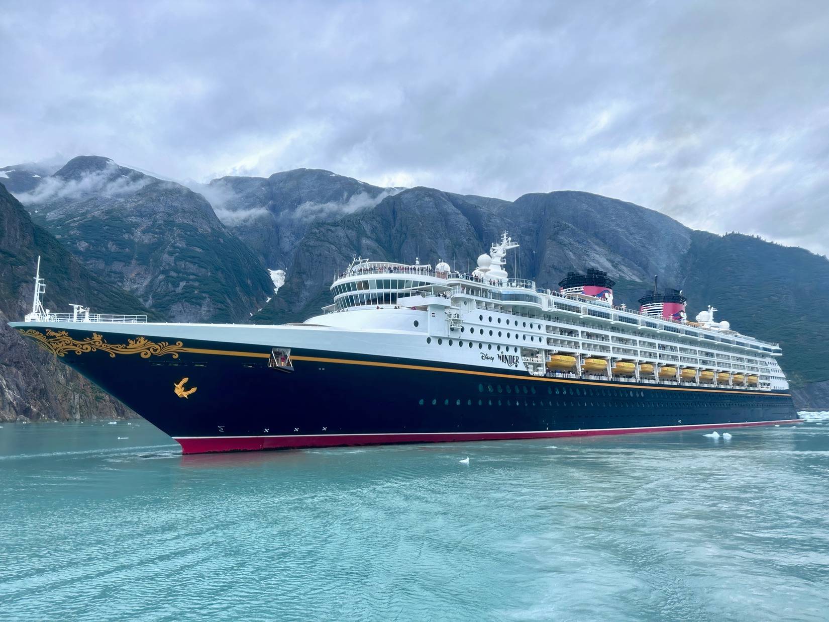 Disney Wonder in Glacier Bay, Alaska