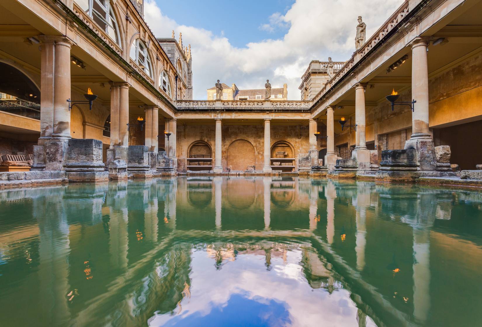 Roman baths from Bath, England
