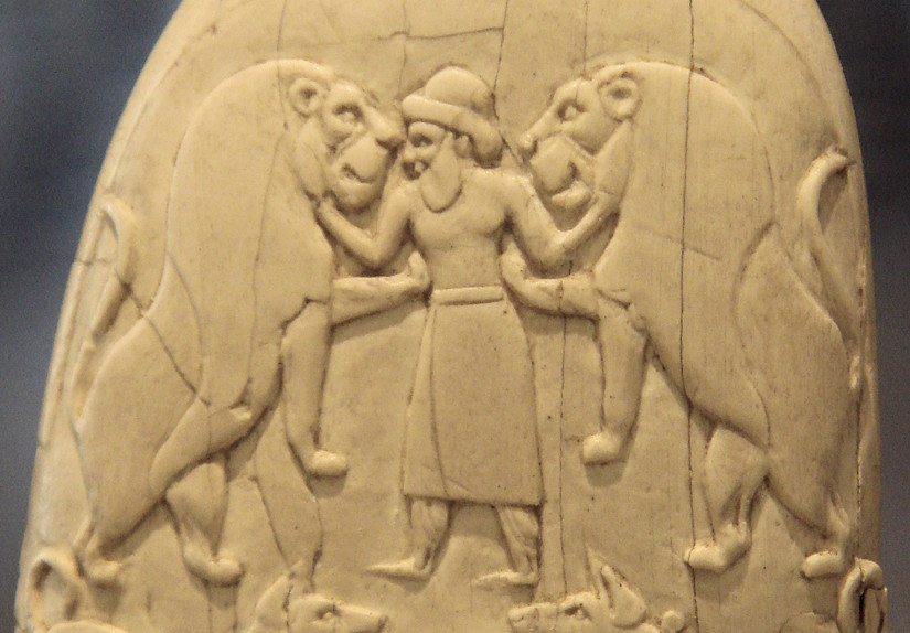 Gebel el-Arak Knife ivory handle from the Uruk Period