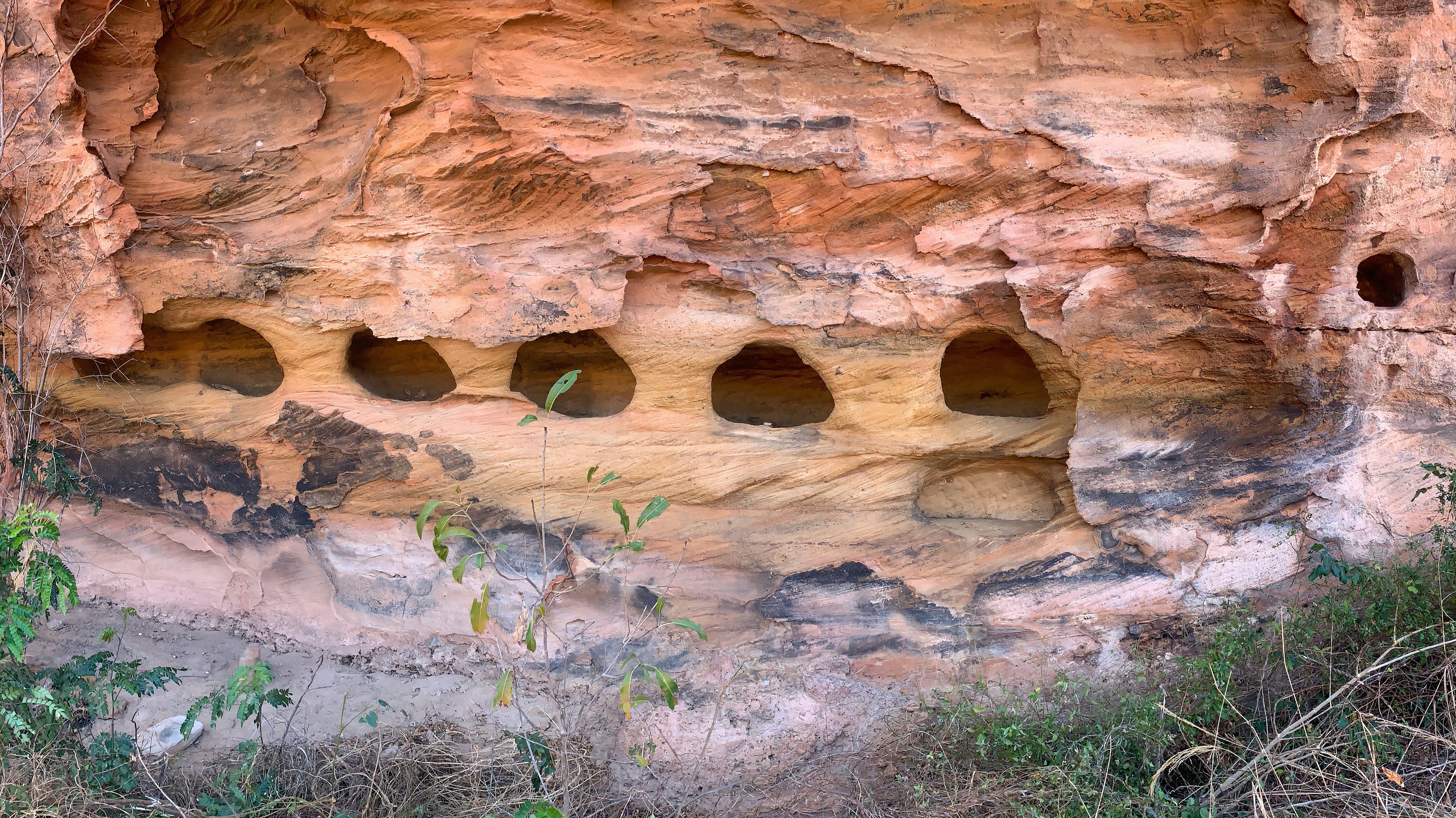 The Mystery Of Who Cut Niches Into This National Park's Rocks