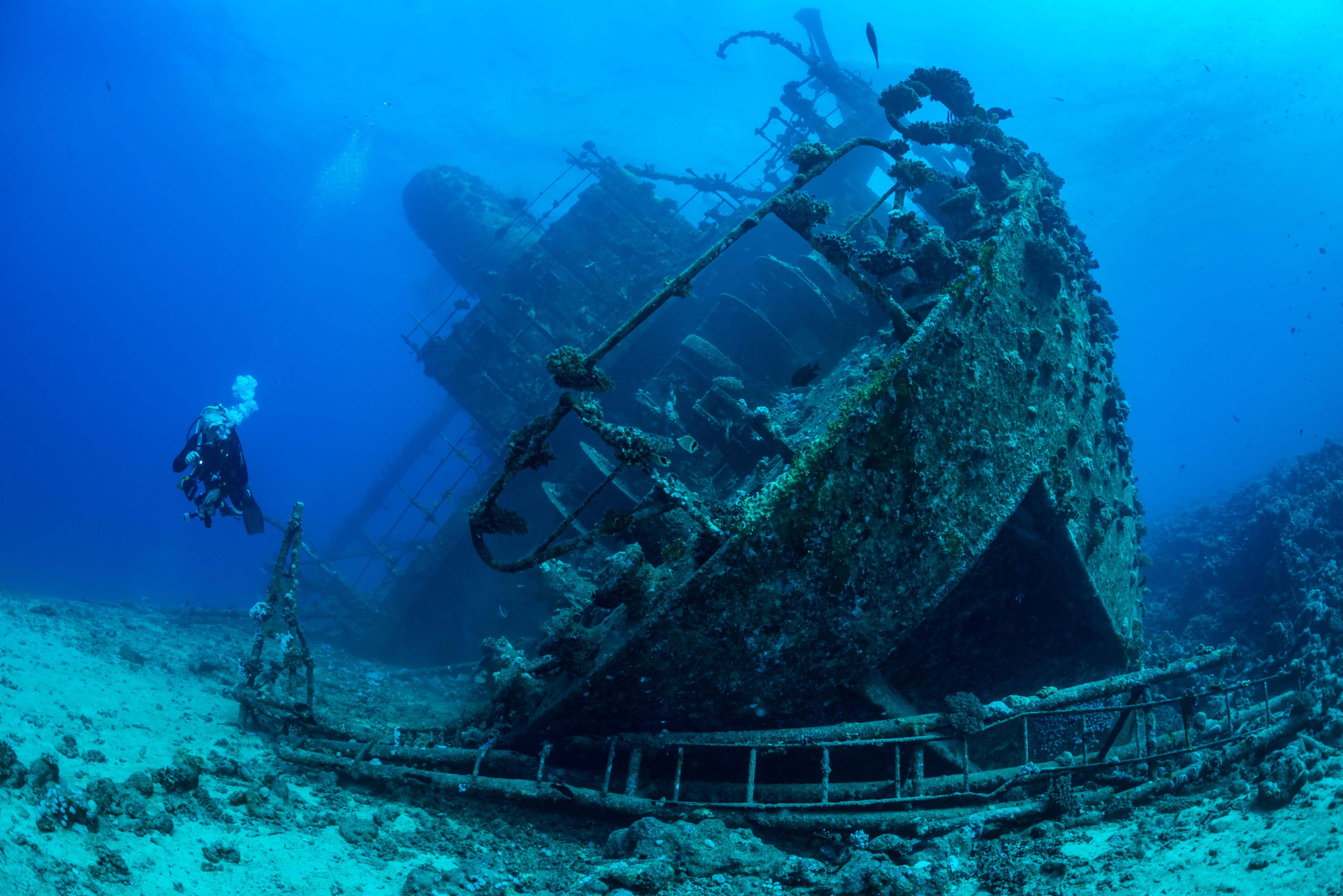 17 Photos Of Sunken Ships (10 Real-World Pirate Boats), image size:5500x3671