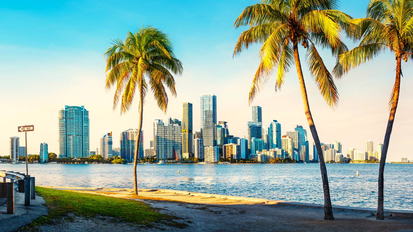 The Skyline of Miami, Florida
