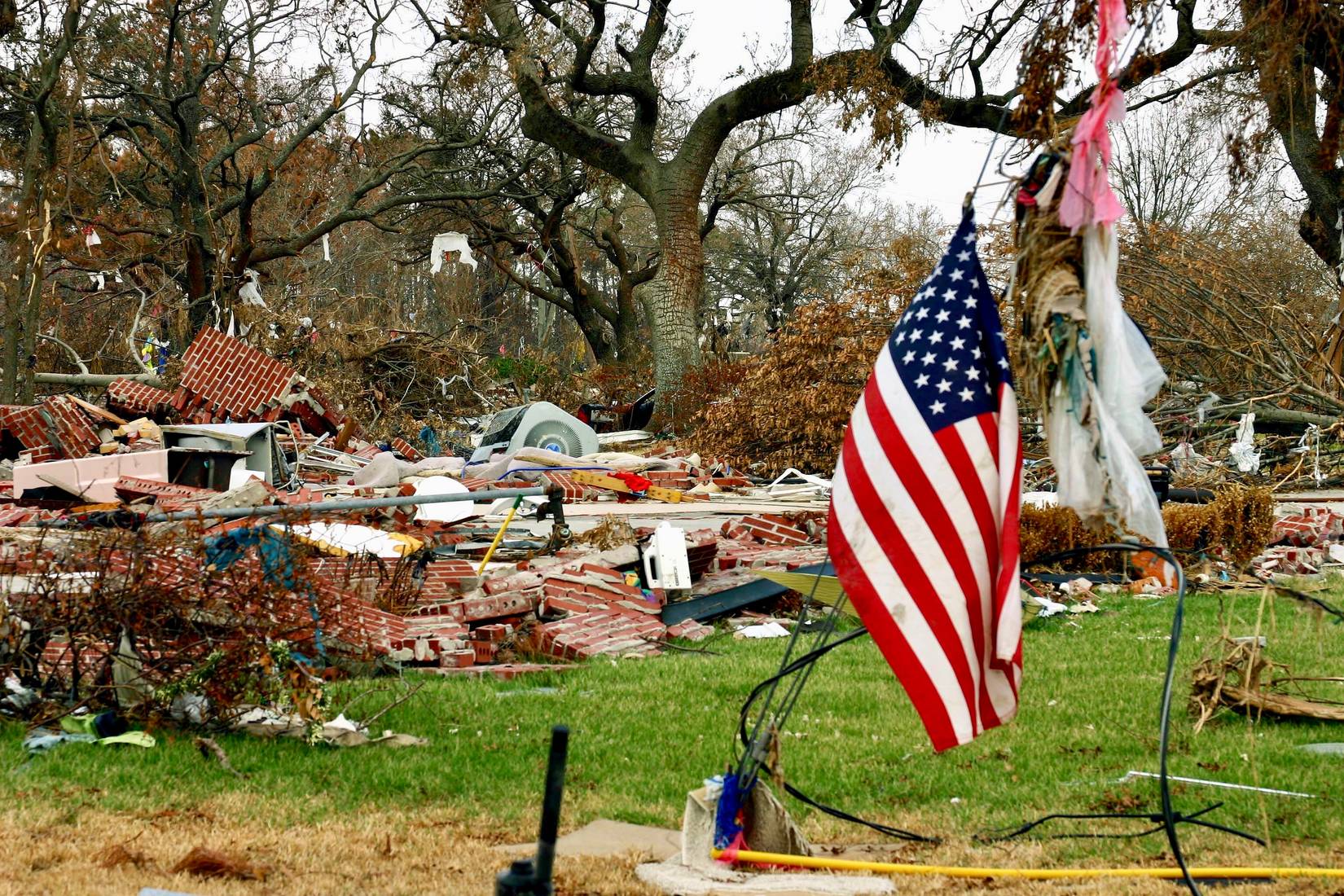Hurricane Katrina aftermath in Mississippi, USA