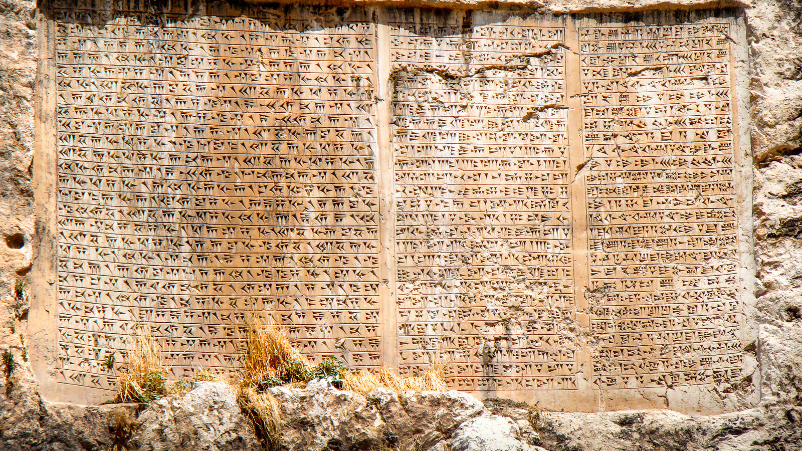 A Mysterious Stone Tablet Marked With An Unknown Language Was ...