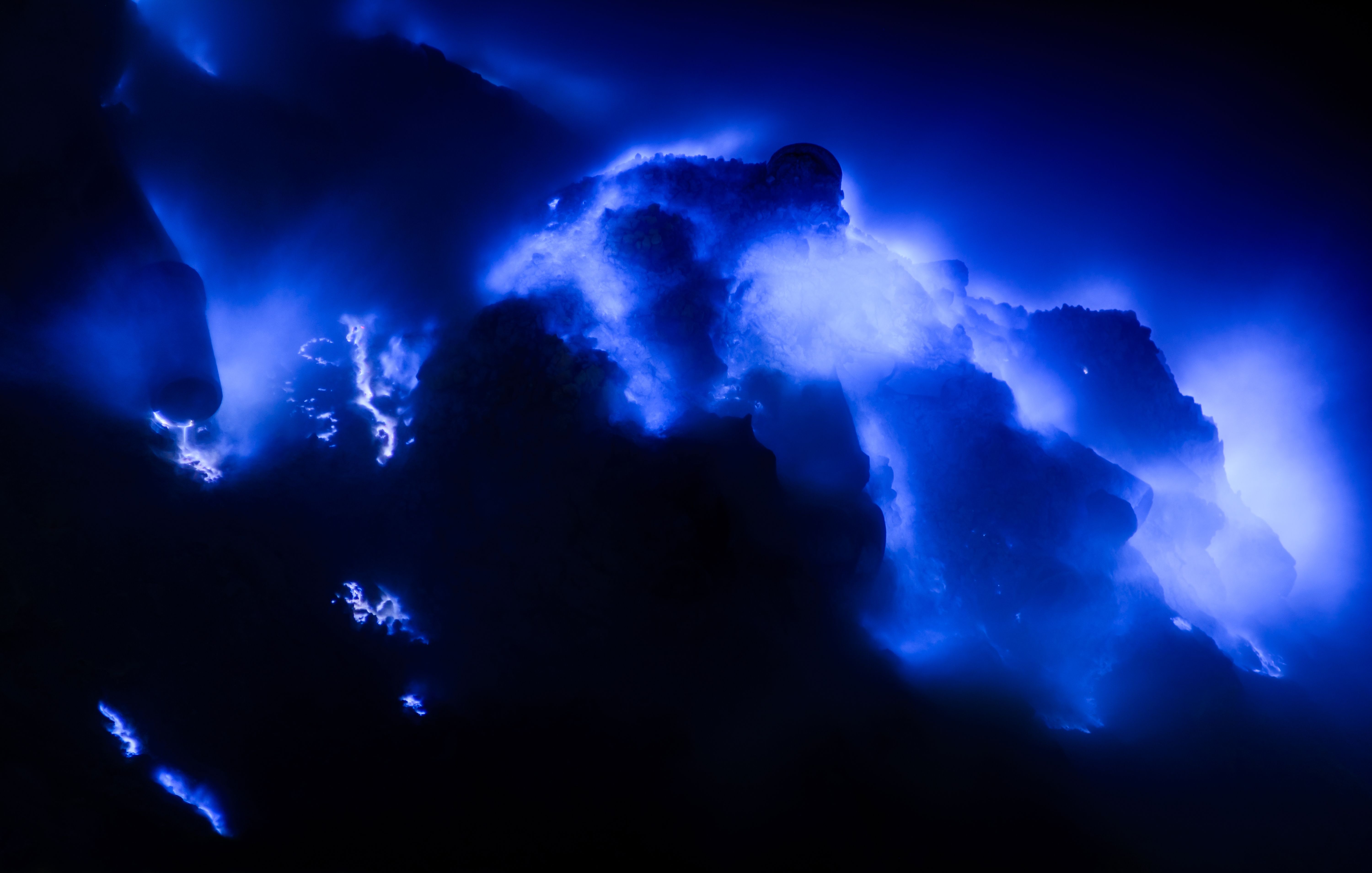 This Rare Volcano Spews Blue Lava & Is Becoming A Dark Tourism Hot Spot