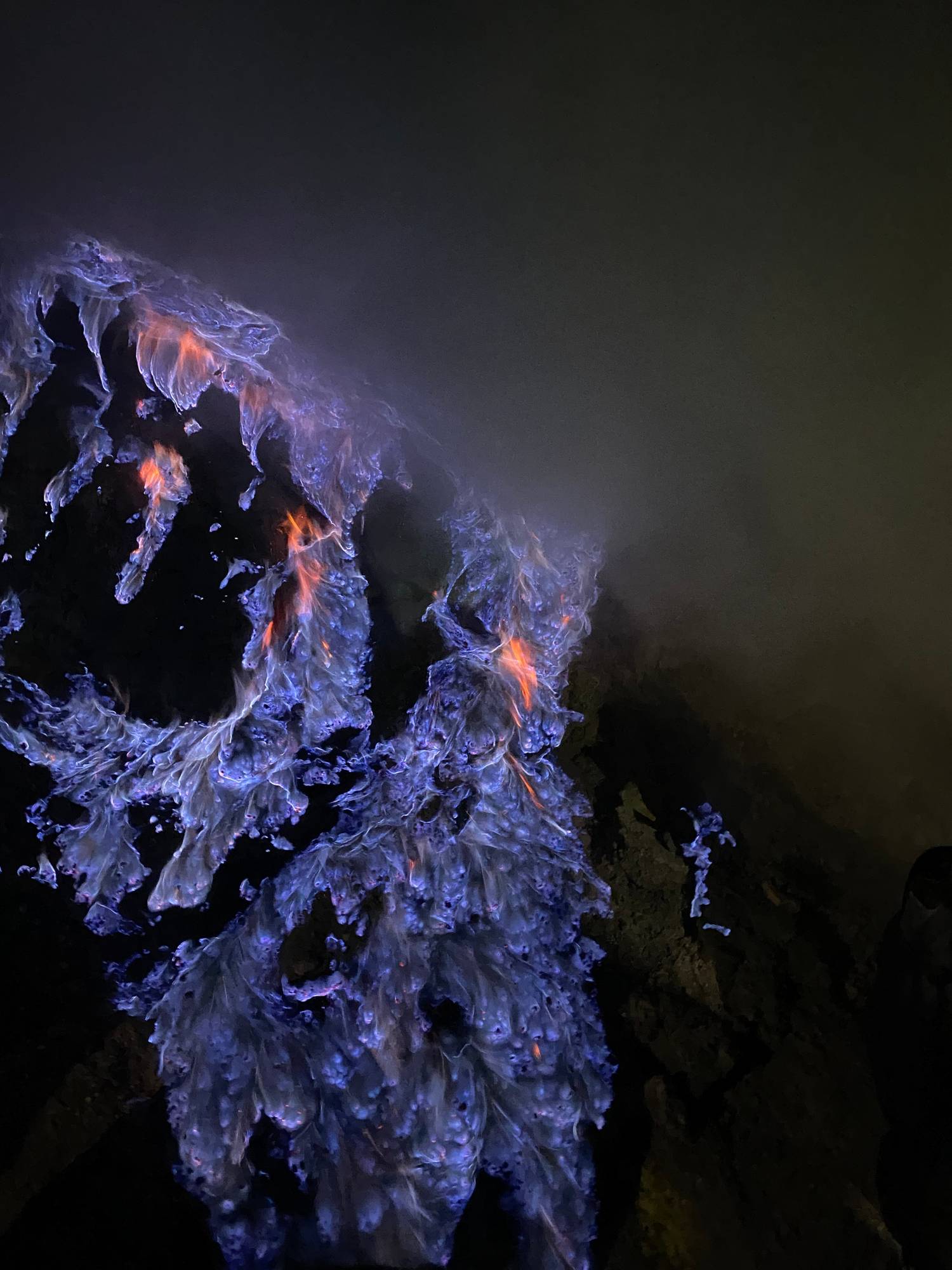 This Rare Volcano Spews Blue Lava & Is Becoming A Dark Tourism Hot Spot