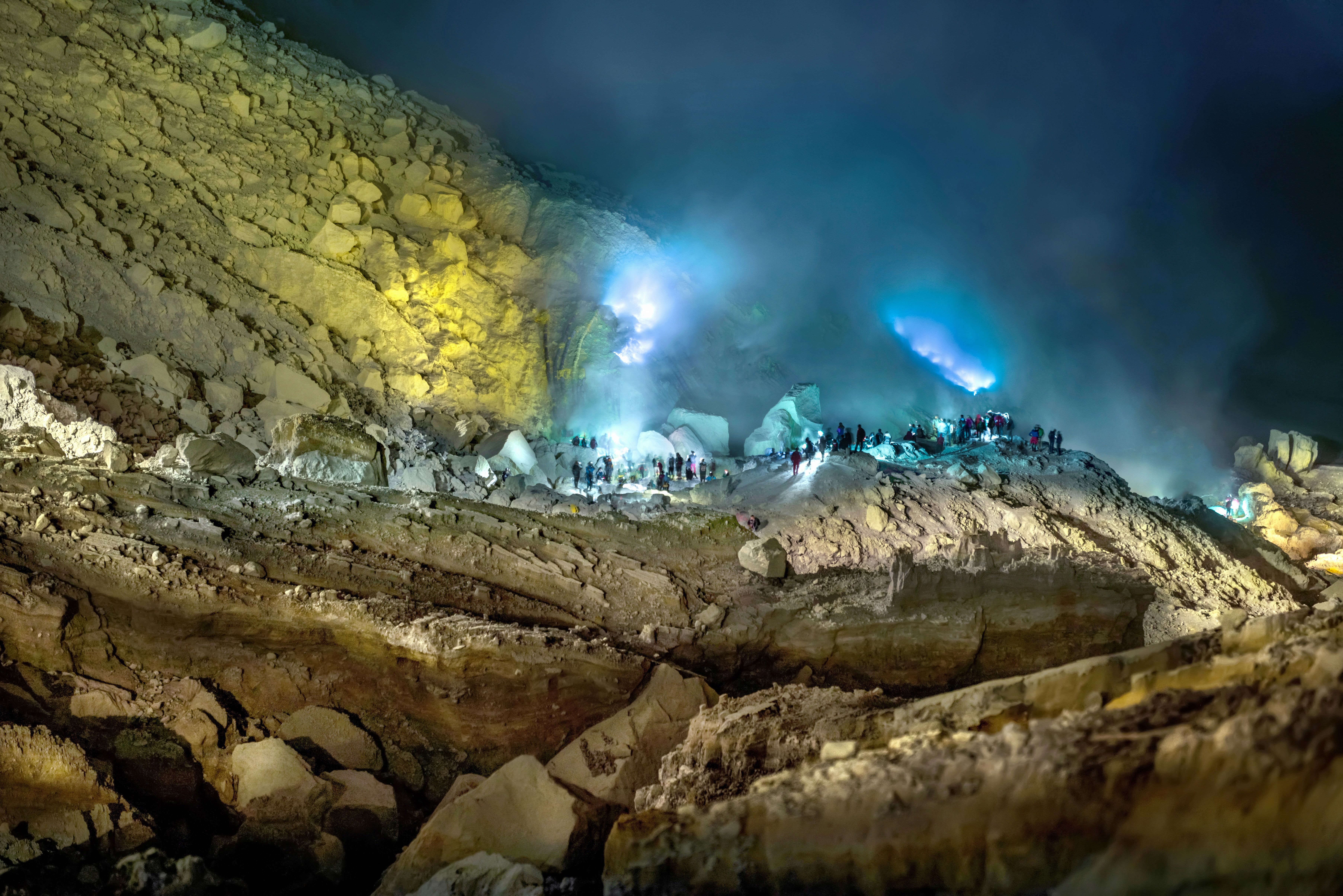 This Rare Volcano Spews Blue Lava & Is Becoming A Dark Tourism Hot Spot