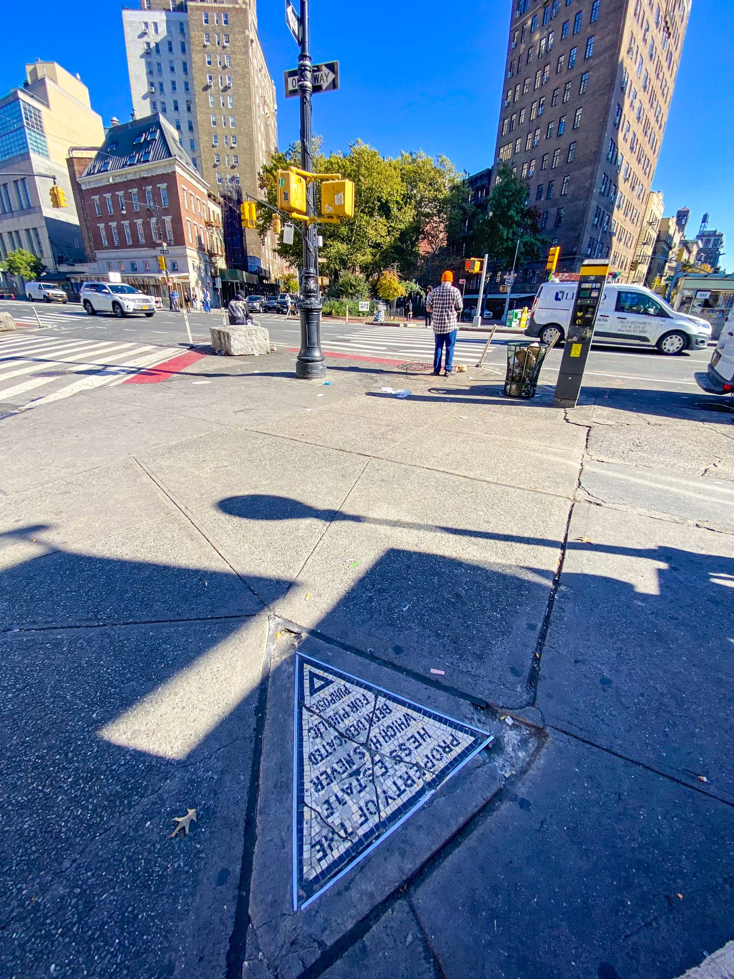 Nyu Triangle The Smallest Place In New York City Was Made By Mistake And Preserved ...
