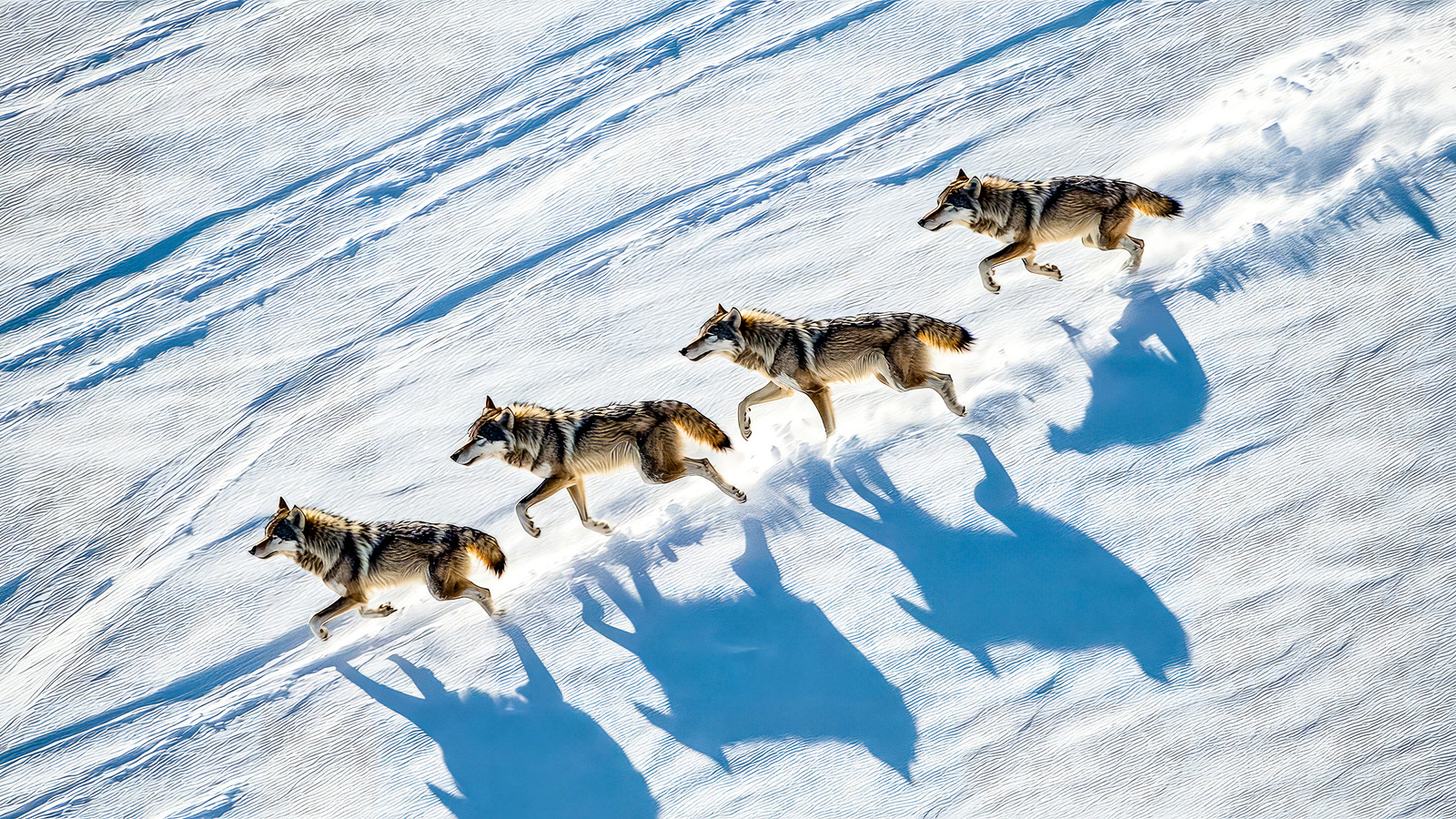 Formation Photo Of Wolves Tells The Depressing Truth Of How They're Ordered