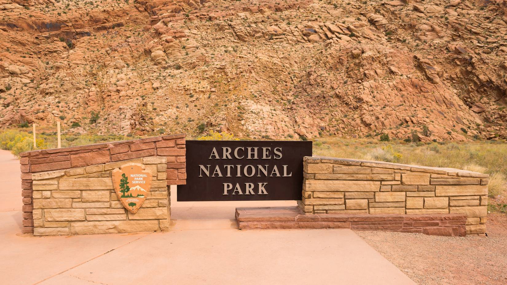 Arches National Park sign