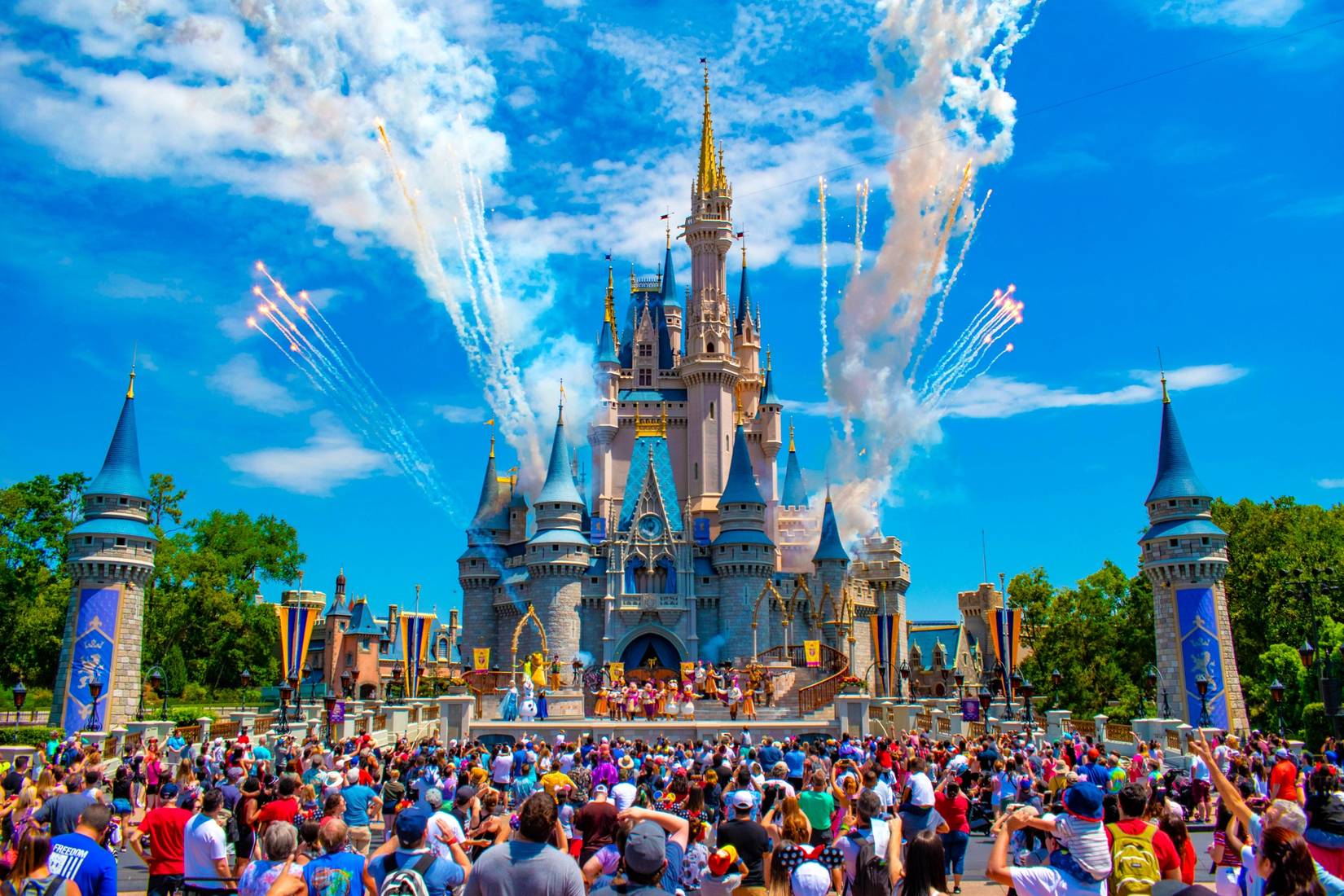 Cinderella Castle in Magic Kingdom at Walt Disney World Resort, Orlando, Florida, FL, USA