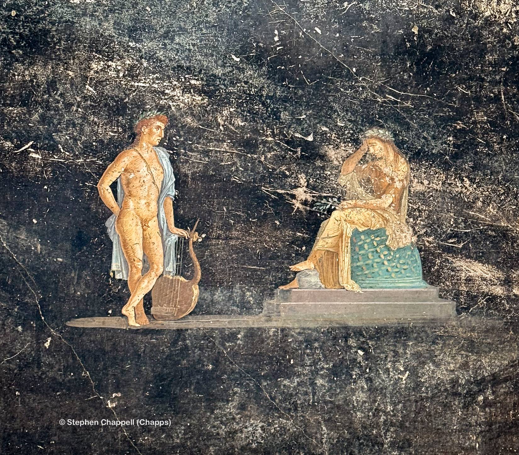 Frescoes Of Zeus, Helen Of Troy, And Apollo Discovered In Pompeii Still ...