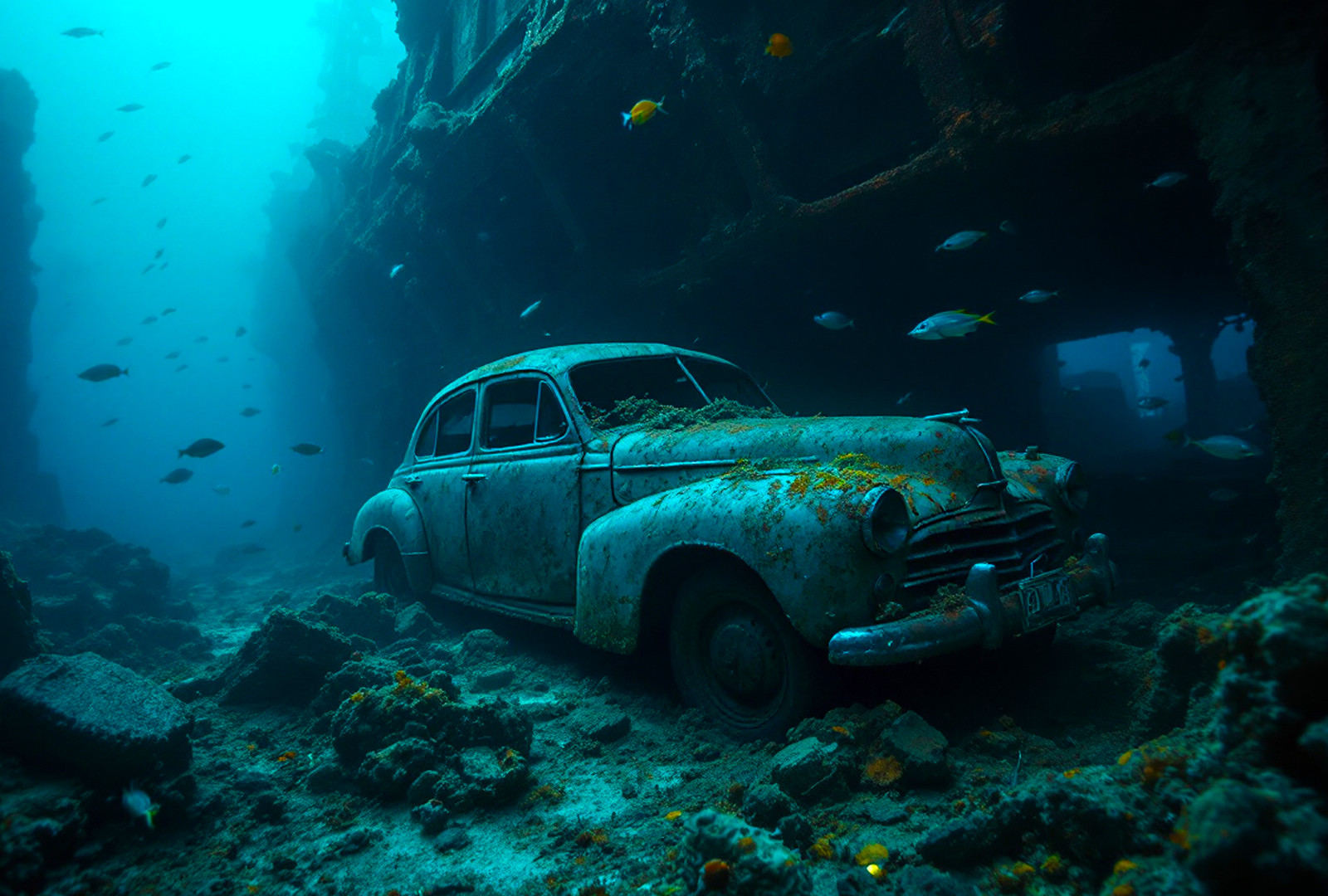 NOAA Wants Your Help Identifying A Mysterious Car Found On A WW2 Shipwreck