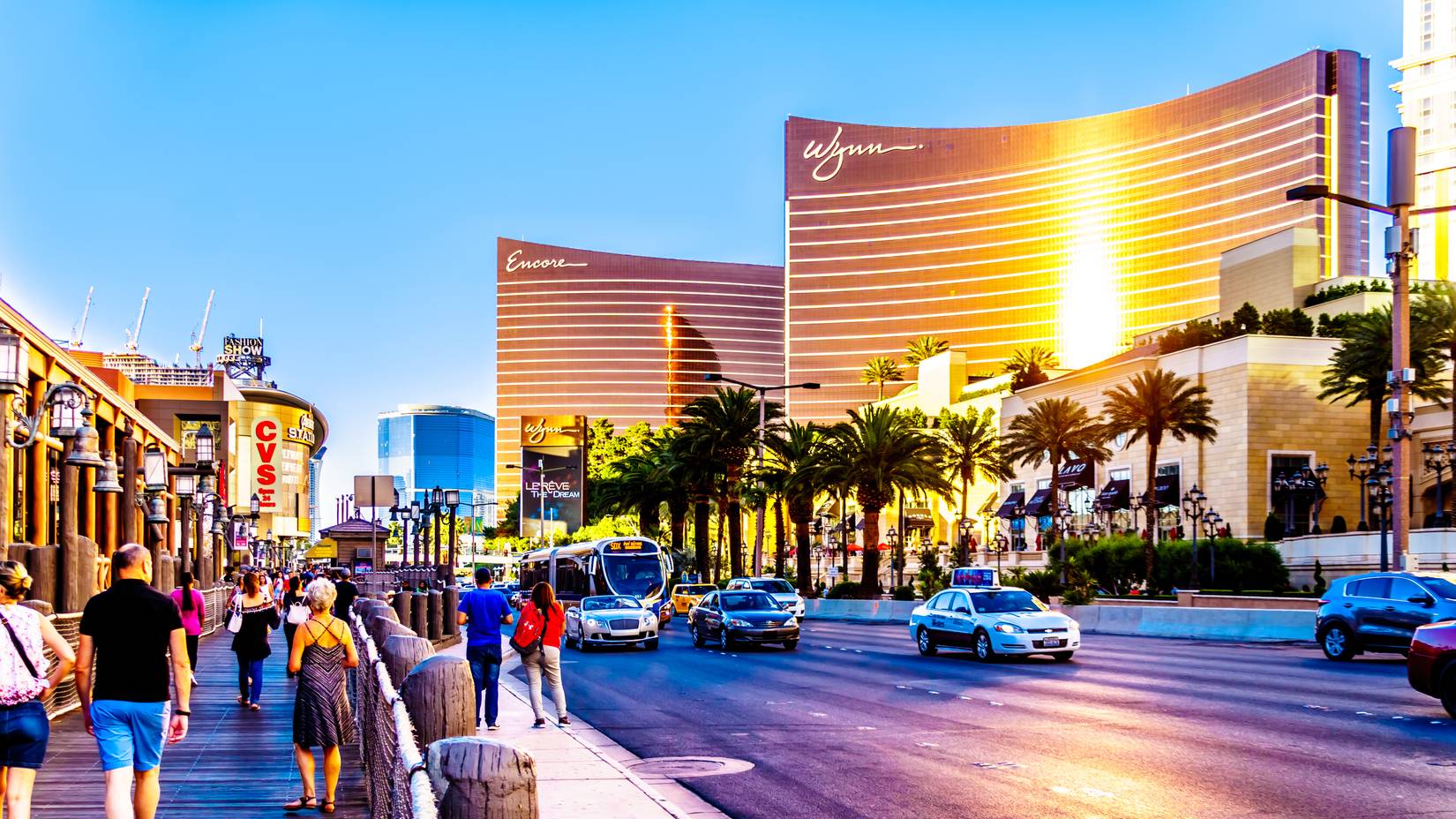 Wynn Resort and Casino and the Wynn Encore Resort on Las Vegas Boulevard.