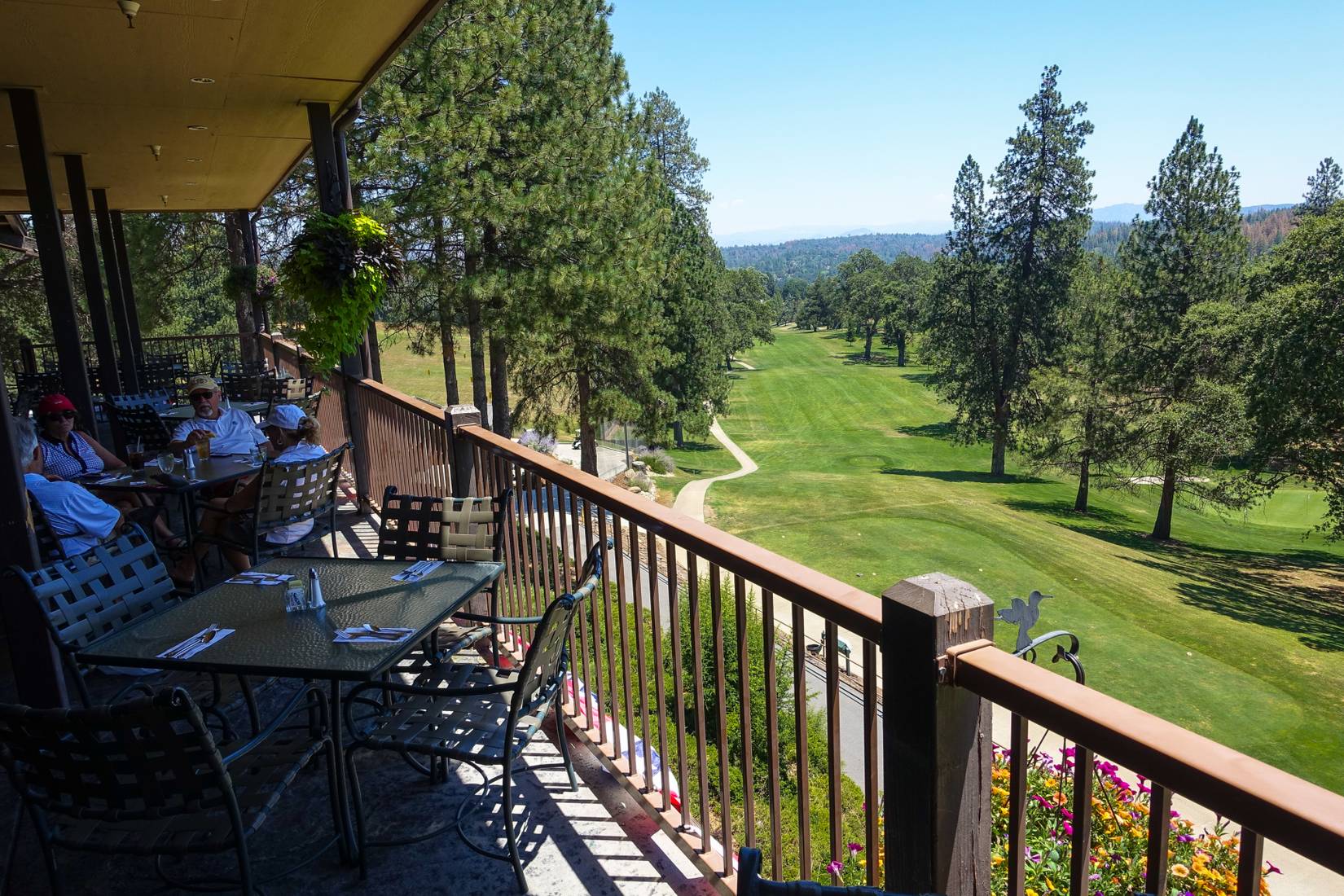 The Grill at Pine Mountain Lake overlooking Pine Mountain Lake Country Club, Groveland, California