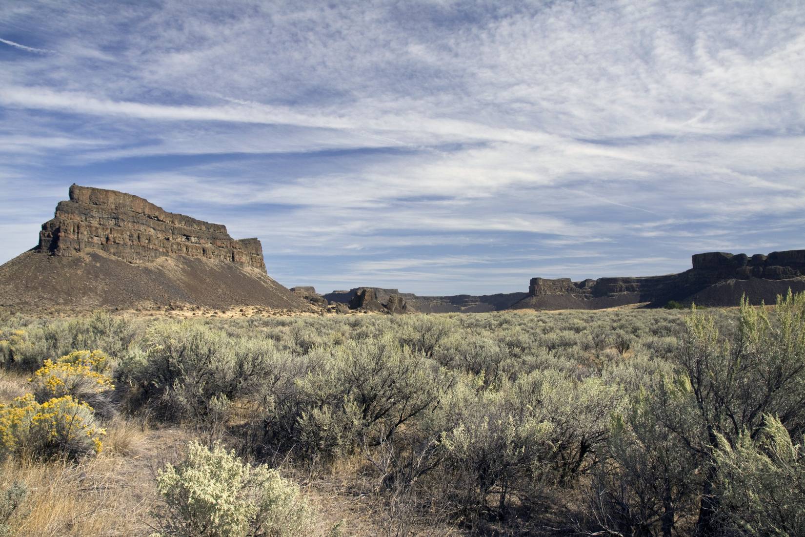 Umatilla Rock, Sun Lakes Dry Falls State Park, Washington State, USA