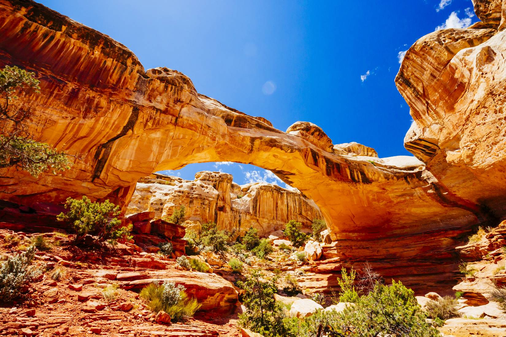 Natural Arch, Hickman Bridge, Capitol Reef National Park, Utah