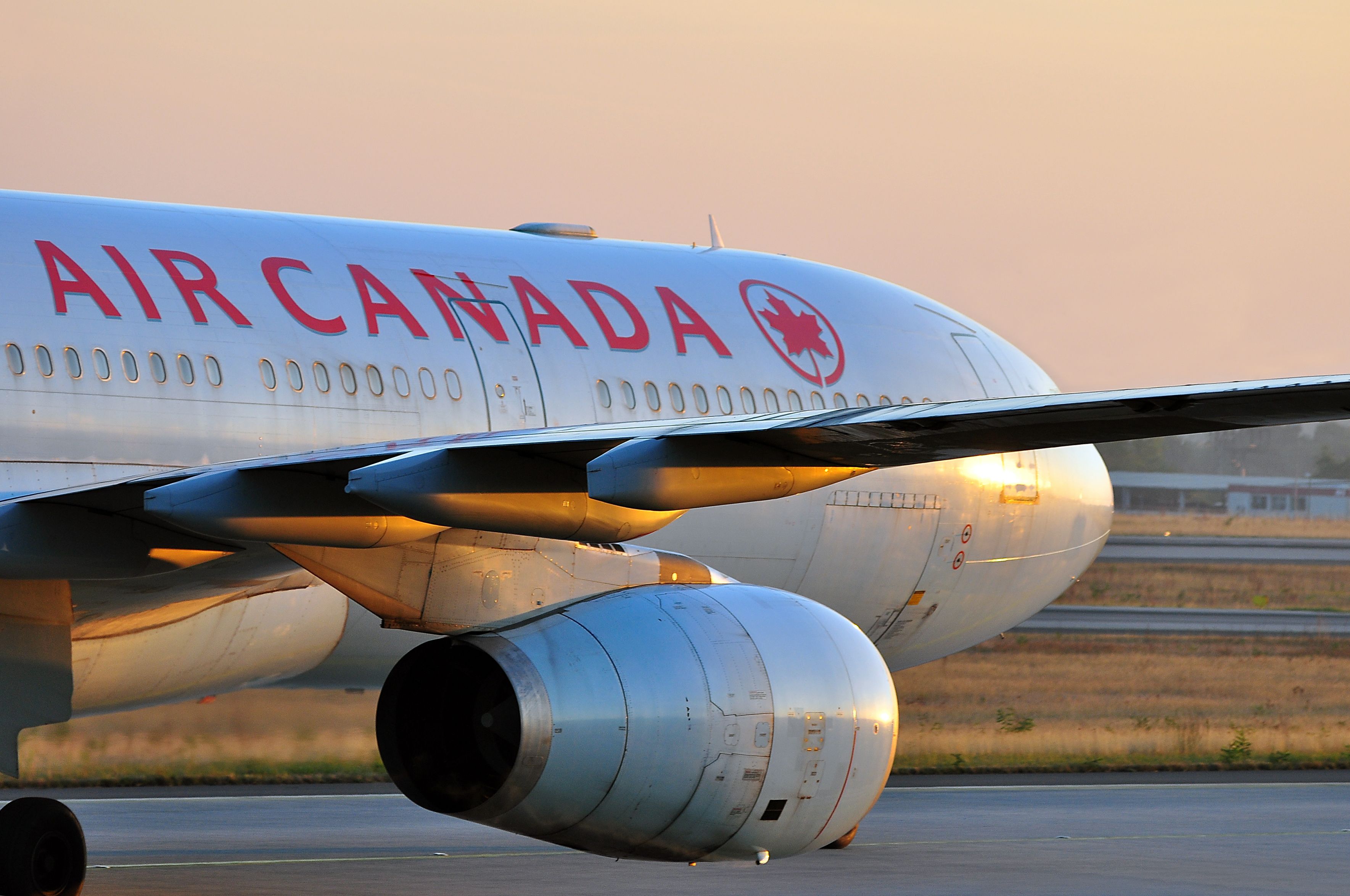 Air Canada Airbus A330 plane on the runway