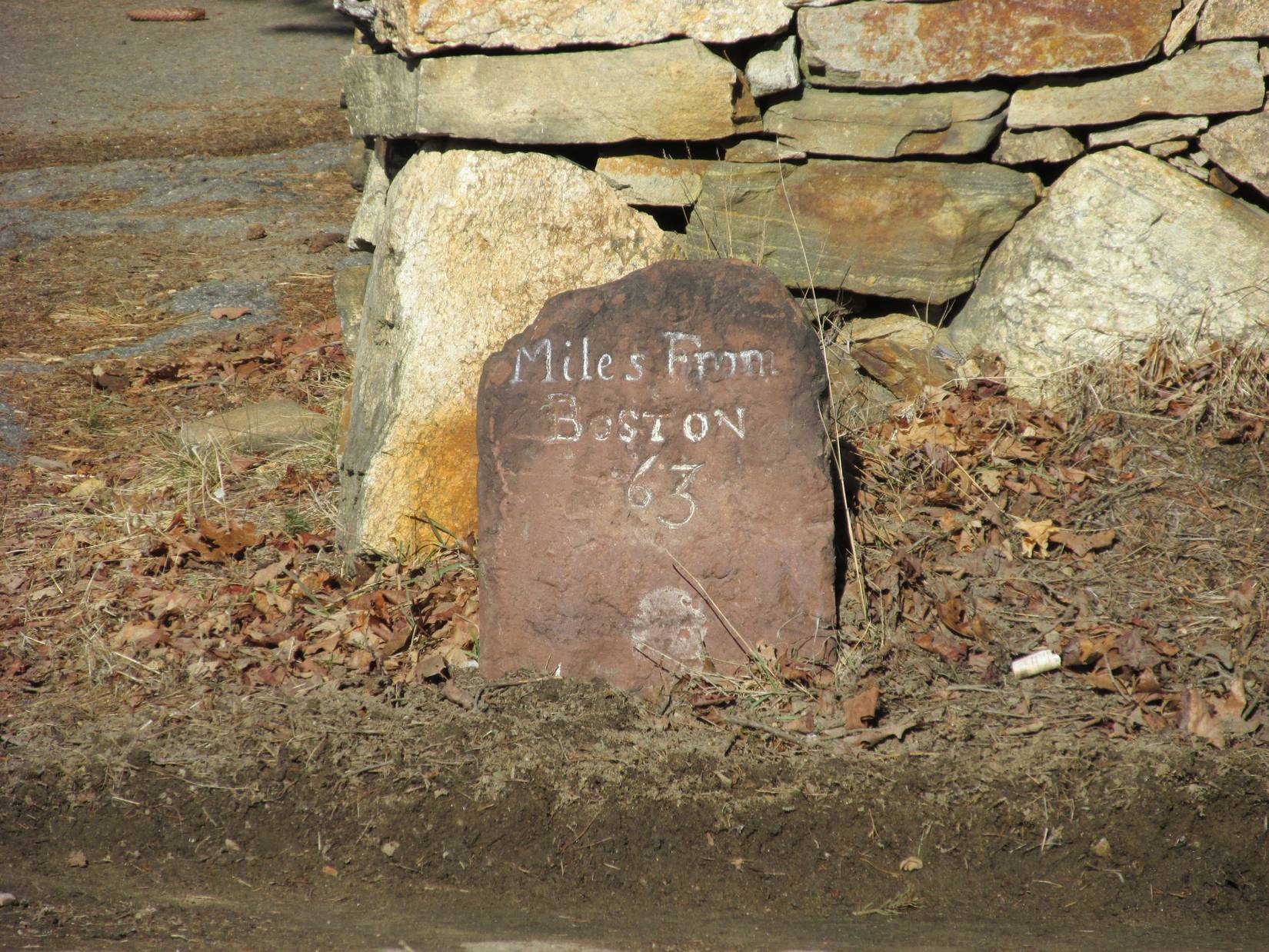 Springfield Ma Boston Post Rd Marker The Oldest Road Still Used By Travelers In The USA