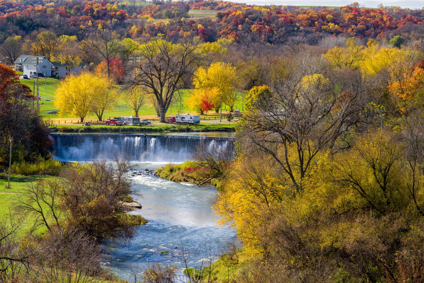 Lanesboro Dam in Lanesboro, Minnesota
