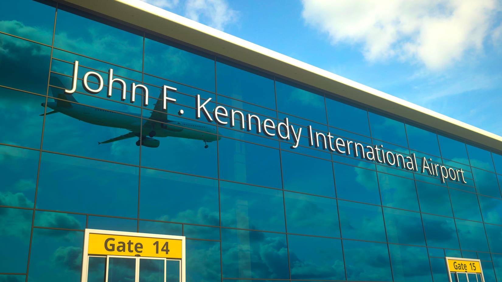John F Kennedy Airport (JFK) in New York City, NY, USA