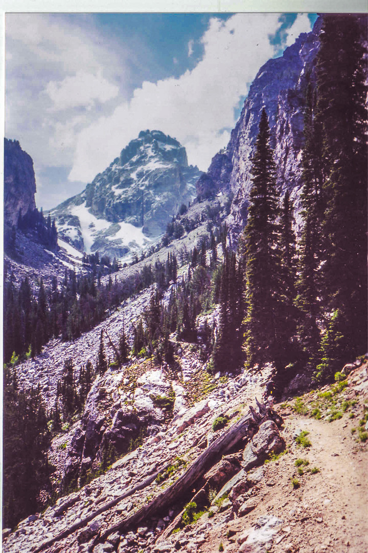 Garnet Canyon Trail in Grand Teton National Park