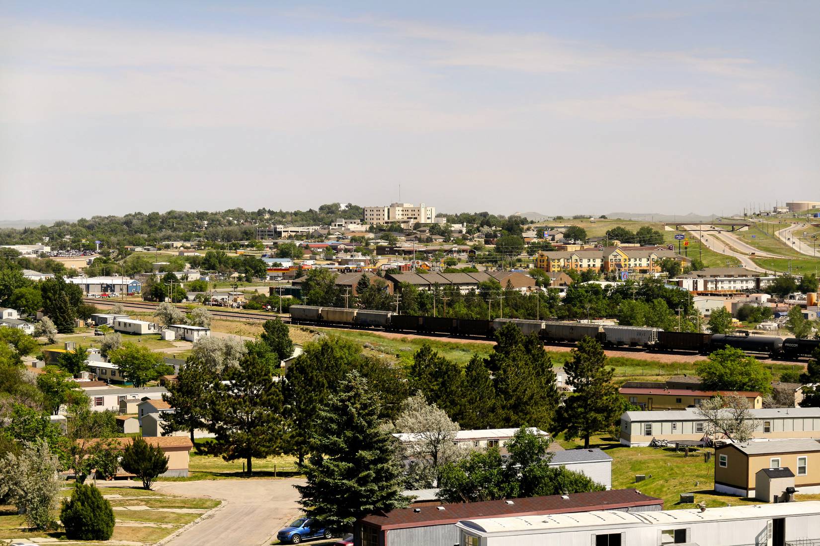 Gillette Wyoming seen from Overlook Park