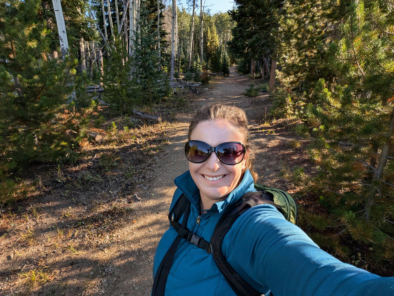 Author at Timber Lake Trail at Rocky Mountain National Park, Colorado