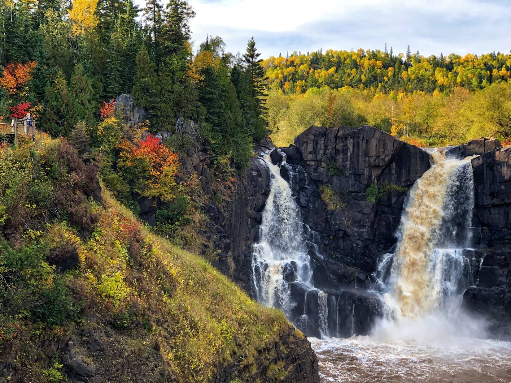 High Falls at Grand Portage State Park, Minnesota along the Canadian border