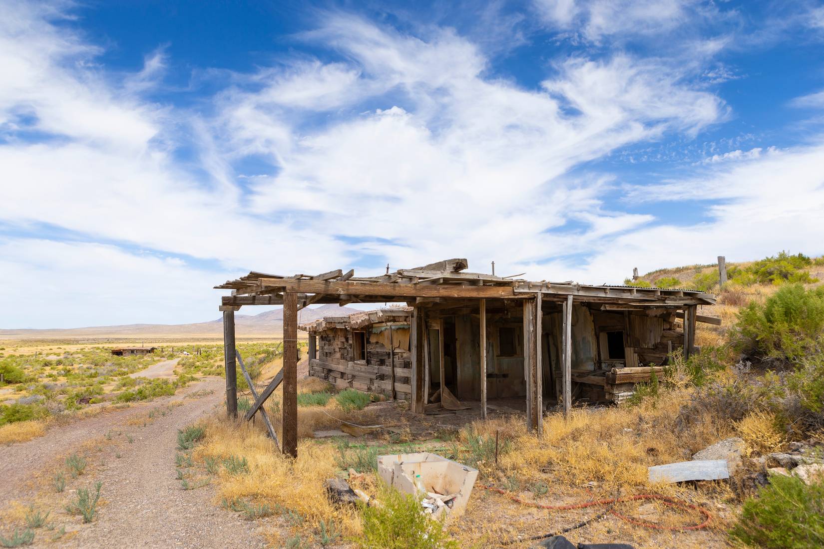 An abandoned shack in Sulphur, Nevada