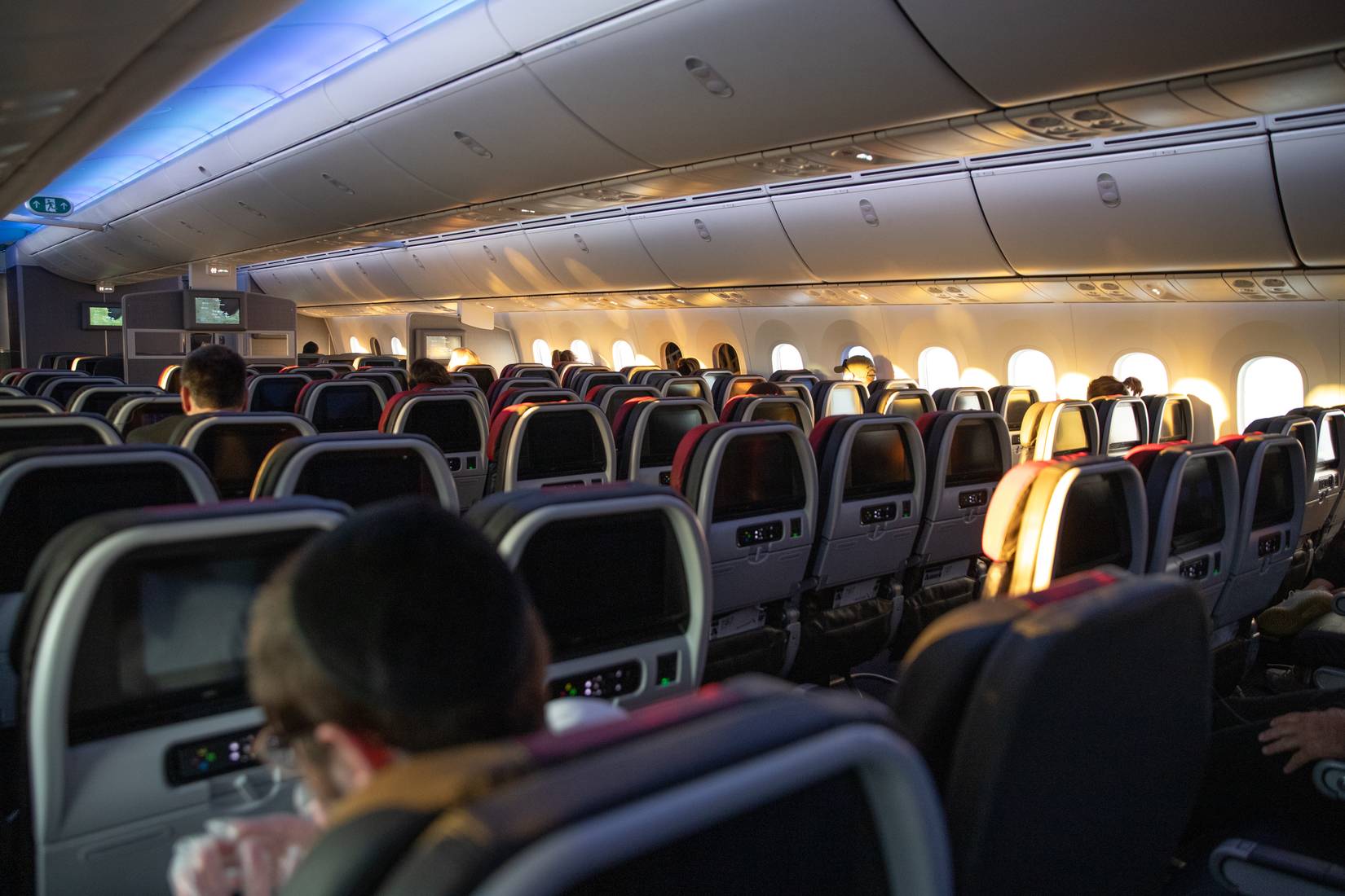 Empty American Airlines Plane